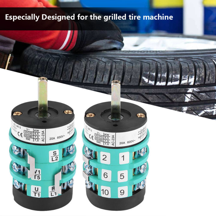 Buy 220V/380V 40A Tyre Changer Achine Reverse Switch Turn Table Pedal