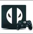 PS4 Silm Deadpool Design full body skin with 2 controller skin (only skin ). 