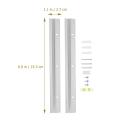 1 Set French Cleat Interlocking Hardwares Kit Metal Z Hanger Bathroom Mirror Hanging Piece Oil Painting Frame for Picture Frames. 