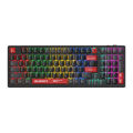 WS98 Dual-Core RGB Wireless Mechanical Keyboard - Multi-Mode Connection - WaveLink Connectivity - BLMS Mechanical Switch - System Swap - Quiet Typing - Sports Red. 