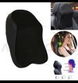 Leather Net Car Neck Pillow 3D Memory Foam Back Rest Lumbar Cushion - High Quality. 