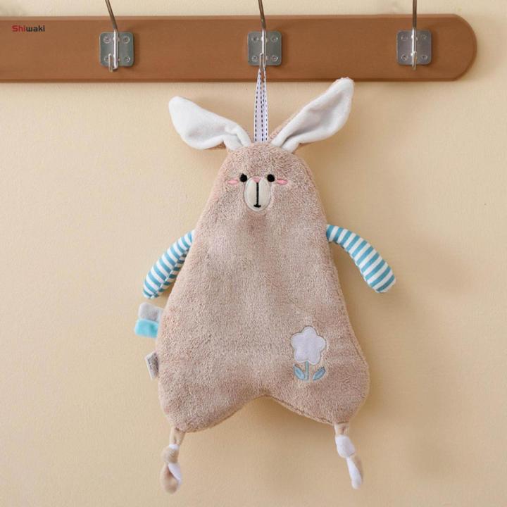 Hanging Hand Towels Cute Kids Hand Towels Reusable Animal Shaped Dish Towels Hand Towels with Hanging Loops for Toilet Kitchen Kid Children