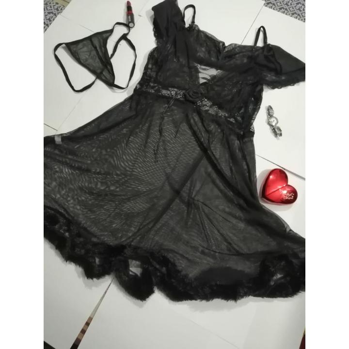 Stylish Ladies Nighty for girl & Women / Sexy Net Night Suit New Western Style / Bridal Transparent Night Dress
