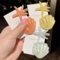 8 Piece Starfish Sea Shell Princess Hair Clips Beach Hair Accessories Mermaid Costume Accessories for Women Girls Kids. 