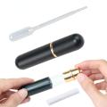 2pcs 10colors Metal Nasal Inhalers for Essential Oils Aromatherapy Empty Aluminum Tubes with Replacement Wick for travel perfume. 