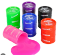 6 Pcs Set - Magic Crystal Soft Fluffy Party Prank Slime Fun Toy For Kids Boys and Girls Squishy Toys. 