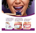 Hviqan V34 Purple Color Corrector Toothpaste For Teeth White Brightening Tooth Care Toothpaste Reduce Yellowing 30ml. 
