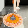 360° Rotating Round Shape Extendable Microfiber Mop For Floor Cleaning | Adjustable Stick Mop Cleaning Accessories for Home. 
