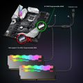 【ZOSR】RA-2 Memory Ram Heatsink ram rgb DDR3 DDR4 Memory Cooling Heatsink Cooler RAM Radiator for Desktop PC Computer Colorful. 