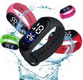 Pack of 2 Mi Touch LED Sports Bracelet Digital Wrist Band - Smart Watch for boys - Multicolor - Free Box. 