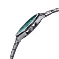 Casio Edifice Mens Silver Stainless Steel Case Analog Date Multi-Function Green Dial Silver Stainless Steel Bracelet Watch-EFR-S108D-2BVUDF. 