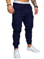 Men New Fashion 6 Pocket Cargo Trousers { Lahore Online } - Elevate Your Style With New Fashion Cargo Trousers. 