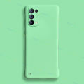 NORVIK Cute Frameless Green Hard Phone Case for OPPO A98 A78 A58 Reno 10 8 8Z 7Z 7 Find X5 6 5 2 2Z 2F A31 Pro Plus 4G 5G Luxury Ultra Thin Borderless Design Back Cover Casing N11-1.