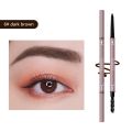 Bobeini 6 Colors Double Head Ultra-fine Eyebrow Pencil Smooth Waterproof Sweatproof Long-lasting Non-fading for Eye Makeup. 
