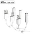 Audio Adapter for IPhone 3.5mm Earphones Lightning 3.5mm to Headphone Jack. 