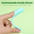 Silicone Nose Brush Facial Pore Cleaner Portable Blackhead Double-sided Massage Brushes Beauty Cleaning Tool Facial Nasal Scrub 1PCs. 