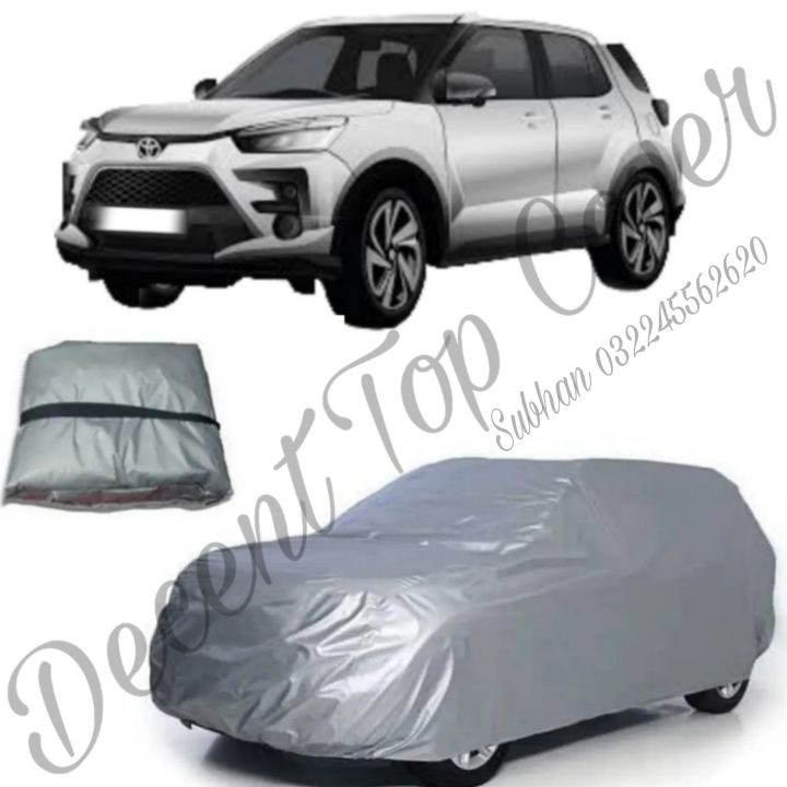 Raize Topcover Parashoot Coated Car Body Cover Double Layer 100% Water & Dustproof