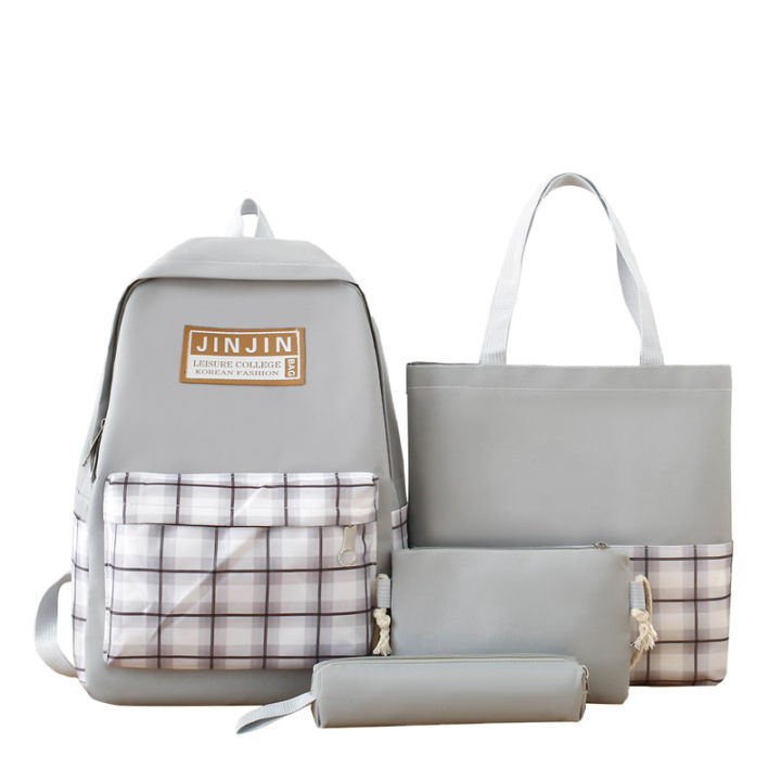 4Pcs Backpack Set for Girls Shoulder Bookbags Bookbag for School Bag ...