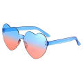UV protection Heart-shaped Sunglasses Elegant Lightweight Fashionable Heart-shaped glasses Jelly material Outdoor Gradient heart sunglasses for Beach Summer vacation Outdoor activities Fashion events Travel accessory. 