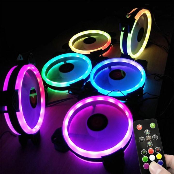 RGB  FAN Double Ring 366 Modes Speed RGB LED With Box