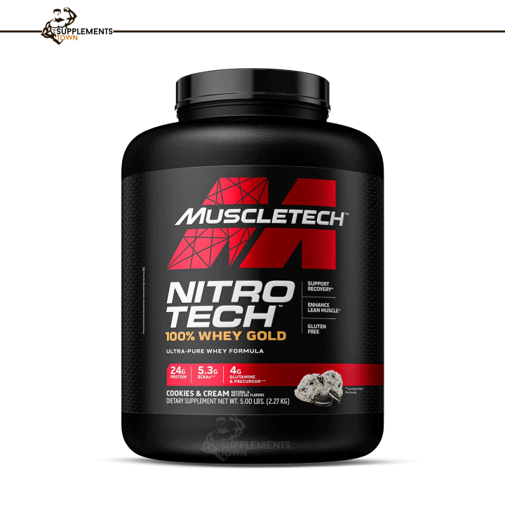 MuscleTech Nitro-Tech Whey Gold Protein Powder