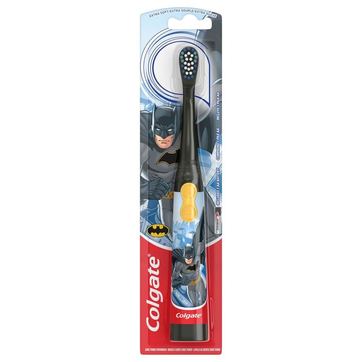 Batman Toothbrush for kids, Battery Powered Electric Toothbrush