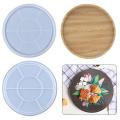 Silicone Epoxy Resin Tray Mold Large Round Shape DIY Storage tray Mold. 