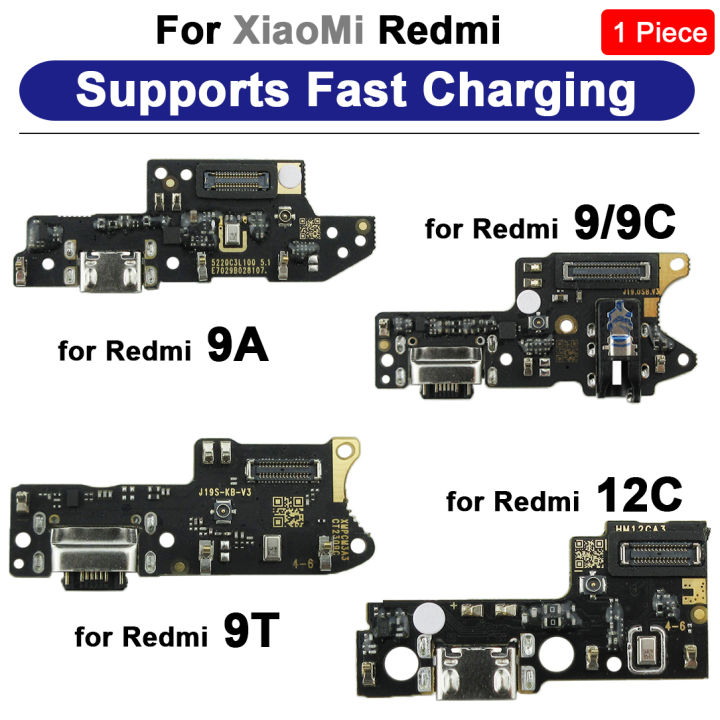 Base port connector B charger bottom 9C 9T supports Xiaomi Redmi 9 9A 12C US cable module fast charging board