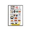 Friends TV Show Posters Vinyl Paper Quotes Vintage Posters Home Room Art Painting Wall Poster. 