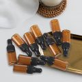 40Pcs 3Ml Empty Brown Glass Dropper Bottles with Pipette for Essential Oil. 