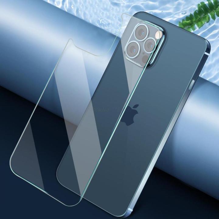 （For iP14 ProMax）Back Glass For IPhone 14 Pro Max Screen Protector Rear Film For IPhone 11 12 13 Pro Max Mini SE XS XR X 8 7 Plus Tempered Glass