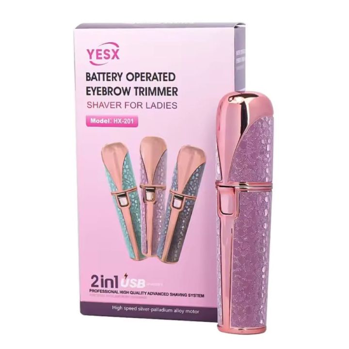 2 in 1 Rechargeable hair remover machine for women | Painless Electric Facial & Body Hair Removal for Women