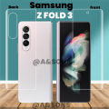 Samsung Galaxy Z Fold 3 Screen Protector Front And Back Hydrogel film Jelly Protector. 