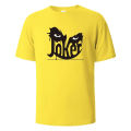 Joker print T-shirt summer tees for men women 100% cotton o-neck oversize casual short sleeved tops. 