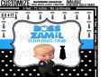 Birthday Backdrop Boss Baby Theme (pana-flex) Design#3. 