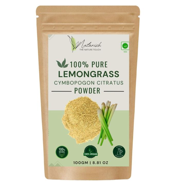 Lemon Grass Powder – antioxidant, stress relief, pain relief 100gm
