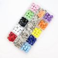 Plier Tool + 100 Sets 10 Colors Metal Sewing Buttons Hollow Solid Prong Press Studs Snap Fasteners for Clothes Bags. 