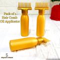 Hair Oil Applicator Comb Bottle 130ml (Pack of 1) Root Comb Applicator / Shampoo Hair Comb Bottle / Hair Coloring Dye Comb Multipurpose Hair Comb Applicator Bottle. 