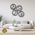 Wall Art Set of 4 Islamic Home Decor Arabic Calligraphy Muslim Gifts Shia Wall Art, Islamic Decor. 