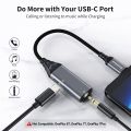 USB C to 3.5mm Audio Adapter, Sniòkco 2 in 1 USB C Headphone Adapter with PD 30W Fast Charging for Stereo, Earphones, Hi-Fi DAC Chip, Compatible with Sám,Sùng S21 S20, Note 20 G,oogle P,ixel 5/4/3XL. 