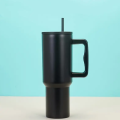 40oz 304 stainless steel insulated cup 1200ml large capacity straw handle car cup beer cup ice cream cup. 