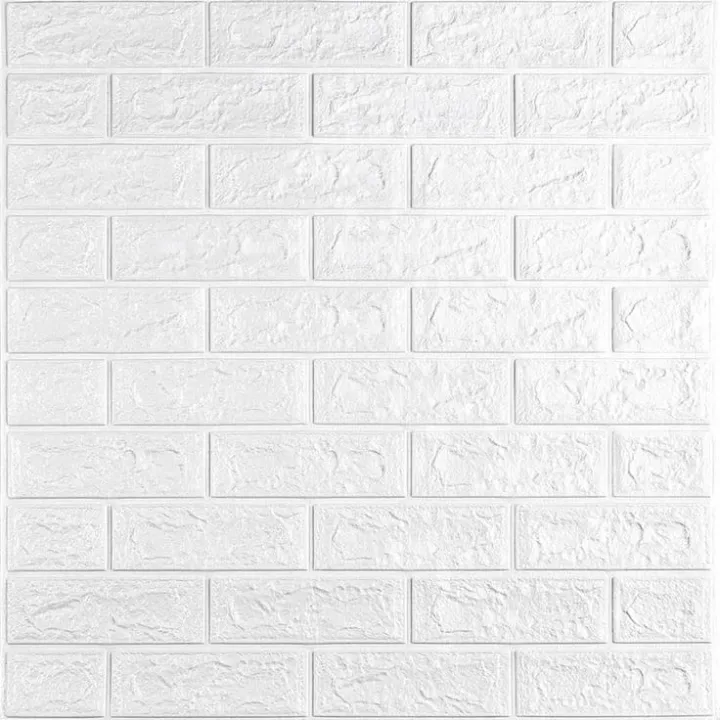 3D Brick Wall Stickers Self Adhesive Wallpaper Sheets 3mm Peel and ...