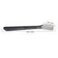 3pcs/set Eyebrow Trimmer Facial Hair Remover Women Eyebrow Razor Safety Shaper With Cap Black Cosmetics. 