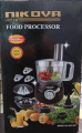 Nikova Japan Food Processor 8 in 1 NFP-907. 