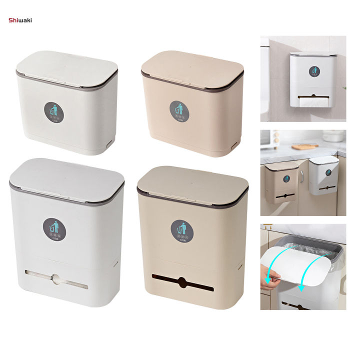 9L%20Hanging%20Trash%20Can%20Compost%20Dustbin%20Office%20Bathroom%20Toilet%20White%20Large%20-%20Image%208