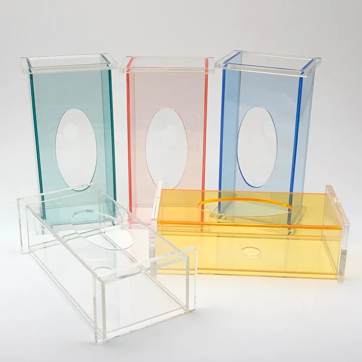 High Quality Acrylic Tissue box holder Modern Design Shape Rectangular For Best Your kitchen And Dining