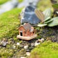 5Pcs Mini Doll House Stone House Resin Decorations for Home and Garden DIY Decorations(Style Random). 