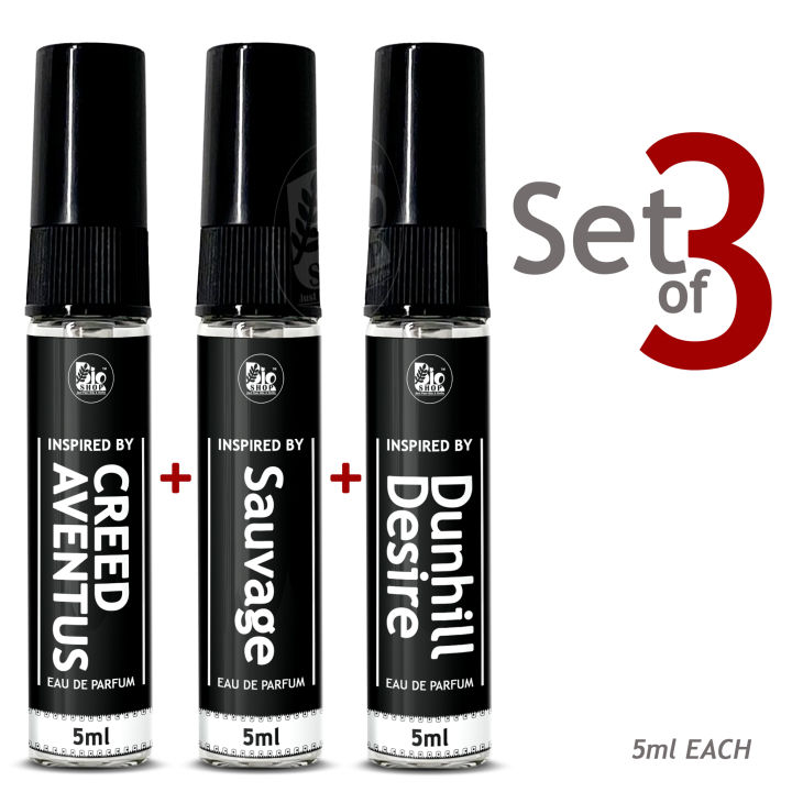 Set of 3 Perfumes Tester Spray | Long Lasting  Fragrance for Men