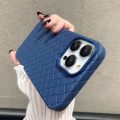 iphone 12 Pro Max Woven Phone Case Leather Feel. 