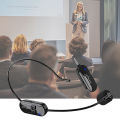 Wireless Microphone High Fidelity 2.4G Yoga Teaching Microphone Headset. 